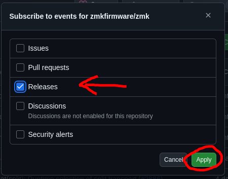 Image of setting custom notification